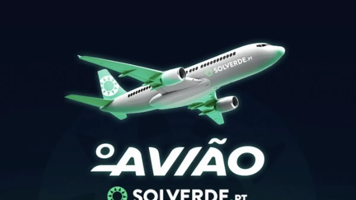 Ang interface ng O Aviao crash game na nagpapakita ng eroplano sa gitna ng laro.